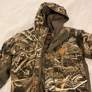 Game Winner Youth Medium Camo Coat with Hood